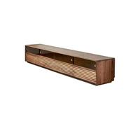 VEXDOSLE Meuble TV Table de Rangement en Noyer Massif 210 x 40 x 40 cm, Petit Meuble de Rangement for Salon avec tiroirs, idéal for Les hôtels et Les Halls d'entrée. Meuble TV pour Salon