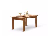 VEXDOSLE Table Basse Table à Manger en Bois Massif, Table Longue rectangulaire, de Style médiéval, Bureau Domicile