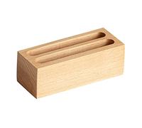 VEXDOSLE Titulaire de la Carte de Visite Boîte à Cartes de Visite en Bois Bureau créatif Grande capacité Affichage Stockage Avant Bureau Porte-Cartes de Visite en Bois Porte-Cartes de Visite(A)