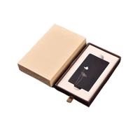 VEXDOSLE Titulaire de la Carte de Visite Porte-Cartes de Visite en Bois Classique rétro Exquis créatif ébène Porte-Cartes de Visite en Bois Organisation de Cartes de Visite Porte-Cartes de Visite(H)