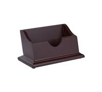 VEXDOSLE Titulaire de la Carte de Visite Porte-Cartes de Visite en Bois for Bureau Boîte à Cartes de Visite en Bois Porte-Cartes de Visite de Bureau adapté au Bureau Porte-Cartes de Visite
