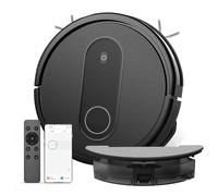 Vexilar Aspirateur Robot 3000Pa, Robot Aspirateur Laveur 2 en 1, Robot Aspirateur Aspiration puissante 120min d'Autonomie,Ultra-Mince Silencieux,Connecté par Alexa/APP/IFTTT,Idéal pourTapis Sols Durs