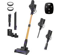 Vexilar V8 Pro Aspirateur sans fil 40 KPa 40 Min, balai électrique sans fil 6 en 1 avec moteur sans balai, LED, anti-enchevêtrement, filtre HEPA, aspirateur puissant pour maison et voiture