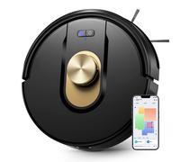 Vexilar Robot Aspirateur Laveur Cleanova W9, 150Min/5000Pa Aspirateur Robot, Navigation LiDAR avec Cartographie, Zones Virtuelles, Alexa/APP, Idéal pour Les Sols,Tapis Poils d'animaux