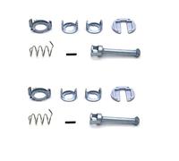 Vexilon 2 ENSEMBLES AVANT GAUCHE CÔTÉ DROIT 7 PIÈCES/ENSEMBLE KIT DE RÉPARATION BARILLET SERRURE PORTE 45.7MM, for, E46 Kit de remplacement de serrure de porte de voiture