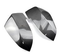 Vexilon 2pcs Rearview Mirror Cover Cap, for, 5 6 7 Series F10 F18 F11 F06 F07 F12 F13 F01 2014 2015 2016 Capuchon de couverture de rétroviseur d'aile de vo(Carbon fiber pattern)