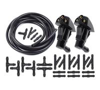 Vexilon 2x Jet de buse lave-glace avant, for TOYOTA, Prius, for Corolla, Verso AR10 Highlander, for Hyundai, Tucson MK1, for Kia, Sportage MK2 Spectra Buse de lave-glace(With Regulator)