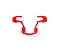 Vexilon Autocollants de décoration bouton volant voiture ABS, accessoires d'intérieur, for Ford, for F-150, 2015 Up Car Styling Décoration de garniture de ventilation de voiture(Rot)