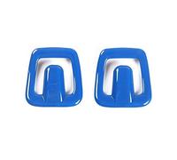 Vexilon Autocollants de décoration crochet coussin d'oreiller sièges d'intérieur voiture ABS, for Ford, for Mustang, 2015 Up Car Styling Décoration de garniture de ventilation de voiture(Blue)