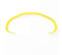 Vexilon Autocollants de décoration panneau tableau bord d'instrument intérieur voiture ABS, for Jeep, Renegade 2015 2016, style Décoration de garniture de ventilation de voiture(Yellow)