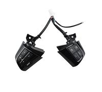 Vexilon Bouton de commande audio au volant, for Toyota, for Corolla, 2007-2013 A DE150 N NR E150 ZR E15 ZZ 84250-02230 Interrupteur de commande du conducteur pour voitur(Piano black)