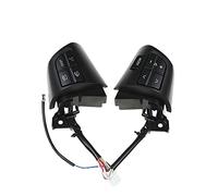 Vexilon Bouton de commande audio au volant, for Toyota, for Corolla, ADE150 NDE150 NRE150 ZRE15 ZZE150 2007-2013 Interrupteur de commande du conducteur pour voitur(Schwarz)