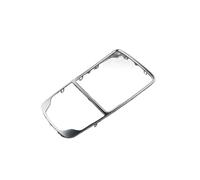 Vexilon Cadre de retenue du pommeau de levier de vitesse MMI, panneau de garniture, cadre décoratif, for, A3 8V 2014-2018 8V0864260A, argent chromé Garniture de ventilation