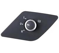 Vexilon Commutateur de rétroviseur voiture, for Jetta, MK6 2011-2014 16D959565 16D959565ACommutateur réglage électrique bouton commande Interrupteur de rétroviseur électrique(BLACK Without Fold)
