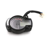 Vexilon Compteur de moto à sept couleurs remise en état universel LCD vitesse numérique kilométrique Tachymètre vélo Rétroéclairage Compteur de tableau de bord pour vélo