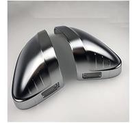 Vexilon Coque de rétroviseur for A4, A5, S4, S5, B9, cadre protection latéral, garniture argentée, coque chromée mate (avec assistance) Cadre de rétroviseur(BLACK With assist)