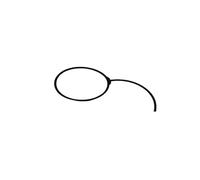 Vexilon Corde de capuchon ligne couvercle réservoir carburant diesel essence, for, for série 1 3 4 5 7 X1 X3 X4 X5 X6 Z4, for E46 E90 Remplacement de l'attache du bouchon du réservoir (A with ring)