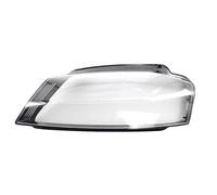 Vexilon Couvercle de lampe en verre transparent for phare avant gauche et droit voiture, for, A3 8P for, S3 RS3 Facelift 2008-2012 Cache de phare avant de véhicule(BLACK Left)