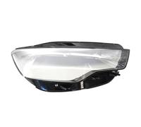 Vexilon Couvercle de phare voiture, coque en verre, avant, abat-jour transparent, lampe d'éclairage automatique, for, A6 C7 2012 2013 2014 2015 Cache de phare avant de véhicule(BLACK Right Side)