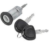 Vexilon Cylindre de serrure d'allumage avec clés n° 0913694 - for Opel, for Combo 1993-2003 Métal argenté - Cylindre de serrure de porte 1 pièce Verrouillage du contacteur d'allumage