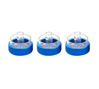 Vexilon For Ford, for Focus 2 3, for Mondeo, 3 pièces bouton de commande de climatisation de voiture élégant Bouton de climatisation de voiture(Blue)
