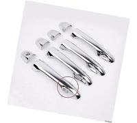 Vexilon , for Toyota, for RAV4, for Rav 4 Xa40 2014 2015 2016 2017 2018 Chrome poignée de Porte de Voiture Couvercle de Bol décor Couvre-poignée de Porte de Voiture(Black Handle 2 Sensors)