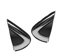 Vexilon Garde-boue triangulaire d'angle de rétroviseur latéral de porte avant, for CRV 2017 2018 2019 2020 gauche RH, remplacement 75495-RLA-A01/75490-RLA-A01 Cache-miroir triangulaire(1 Pair)