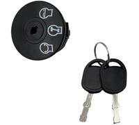 Vexilon Interrupteur d'allumage à 3 positions, bouton de démarrage du moteur automobile avec clé et 5 broches, pièces rechange for interrupteur Interrupteur de démarrage pour tondeuse à gazon