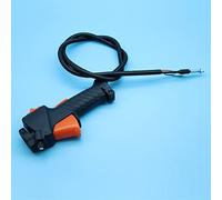 Vexilon Interrupteur de poignée Câble de déclenchement d'accélérateur Moteur GX35 Débroussailleuse Débroussailleuse Débroussailleuse Kit d'interrupteurs pour tronçonneuse