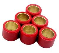 Vexilon Jeu de rouleaux de variateur de scooter 16x13 mm 4g 4,5g 5,5g 6g, for 50 Fiddle Orbit 1 Symply 50cc GY6 139QMB 139QMA AC AW05W 4 temps Rouleau de transmission pour skateboard(BLACK 16x13mm 6g)