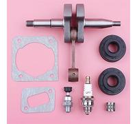 Vexilon Joint d'huile de vilebrequin, for Husqvarna, 340 345 350 joint de silencieux de cylindre soupape de décompression tronçonneuse remplacer la pièce de rechange Kit silencieux pour tronçonneuse