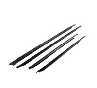 Vexilon Joints de porte de fenêtre 4 pièces bande d'étanchéité en caoutchouc de ceinture de joint de vitre extérieure avant et arrière de voiture, for Toyota, for Yaris for berline 2007-2016 bandes d'