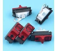 Vexilon Kit de 5 interrupteurs marche/arrêt for tronçonneuse Husqvarna 136 137 141 142 50 51 55 254 257 261 262 268 272 288 503717901 Kit d'interrupteurs pour tronçonneuse