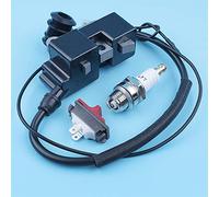 Vexilon Kit de commutateur marche/arrêt avec module de bobine d'allumage, for tronçonneuse Husqvarna 357XP 359 455 460, for Rancher 461 350 351 353 345 335XPT 338 Kit d'interrupteurs pour tronçonneuse