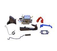 Vexilon Kit de commutateur tige starter à ressort déclencheur d'accélérateur carburateur pièces tronçonneuse, for Zama, Carb, for Husqvarna, 350 353 346 340 345 C3-EL18B Kit carburateur