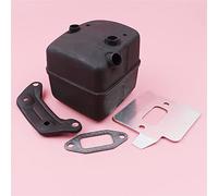 Vexilon Kit de joint de bouclier thermique de support de silencieux d'échappement, for Husqvarna, 362 365 371 372 385 390, pièce de rechange for tronçonneuse 503765301 Kit silencieux pour tronçonneuse