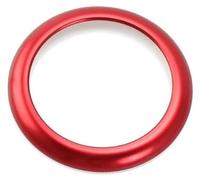 Vexilon Moulures intérieures de voiture, bouton d'arrêt démarrage, garniture couvercle d'anneau, autocollant d'allumage moteur automatique, pour Garniture du commutateur d'allumage(Rot)