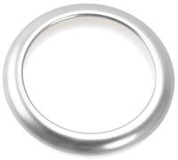 Vexilon Moulures intérieures de voiture, bouton d'arrêt démarrage, garniture couvercle d'anneau, autocollant d'allumage moteur automatique, pour Garniture du commutateur d'allumage(Silver)