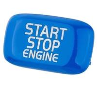 Vexilon Moulures intérieures de voiture Bouton démarrage du moteur Remplacer le couvercle d'arrêt décoration clé, pour Volvo, pour V40 V60 S60 S80 V50 Garniture du commutateur d'allumage(Blue)