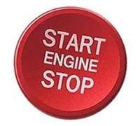 Vexilon Moulures intérieures de voiture, couvercle porte-clés d'allumage, pour A4, pour A6, pour A3, pour A5 Q3, pour Q5, pour Q7, autocollant décoratif Garniture du commutateur d'allumage(Rot)