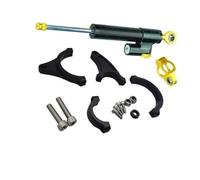 Vexilon Pièces de Planche à roulettes électrique Accessoires Scooter Wolf King GT, for KAABO, Warrior 11 Pouces Amortisseurs de Direction pour Scooters(Black Black Gold7)