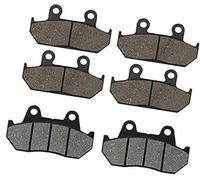 Vexilon Plaquettes de frein avant et arrière moto, for HON-DA VFR700 VFR750 Interceptor CBR750 CBR1000F Hurricane GL1500 Goldwing Plaquettes de frein avant et arrière pour moto(BLACK Front and Rear)