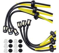 Vexlio KB15998 6Pcs Universel Durite Essence Debroussailleuse Filtre à Essence Multifonction Kit avec Ensemble D'ampoule D'amorçage De