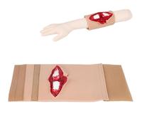 Vexorium Modèle de Formation à la Fracture Ouverte du Tibia Simulateur de plaie réaliste en Silicone pour la Formation médicale et Les Soins d'urgence