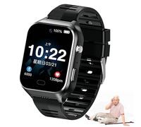 Vexorium Montre 4G pour Seniors avec détection de Chute, Bouton SOS, Suivi GPS, Appel bidirectionnel, Zone de sécurité et IPX6 étanche