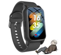Vexorium Montre Connectée Senior avec Détection de Chute, GPS et Bouton SOS pour Alzheimer, Démence et Autisme,Noir