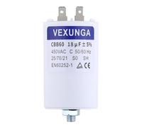 VEXUNGA Condensateur de Démarrage Moteur 18uF 450V CBB60 Condensateurs Demarrage 18 MFD 450VAC 45x70MM Connecteur M8 18µF 50/60Hz pour Pompe Piscine Machine à Laver