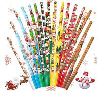 VEYLIN Lot de 36 stylos à bille de Noël avec motifs de Noël assortis pour décorations de Noël, cadeaux de fête