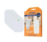 VEYOFLY Recharge piège à Insectes Volants - Recharges pour Attrape-Insectes à Brancher, piège à Mouches intérieur, moustiques, Insectes, moucherons, Mites - Recharges à Brancher (Lot de 5)