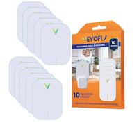 VEYOFLY Recharge piège à Insectes Volants - Recharges pour Attrape-Insectes à Brancher, piège à Mouches intérieur, moustiques, Insectes, moucherons, Mites - Recharges à Brancher (Lot de 10)